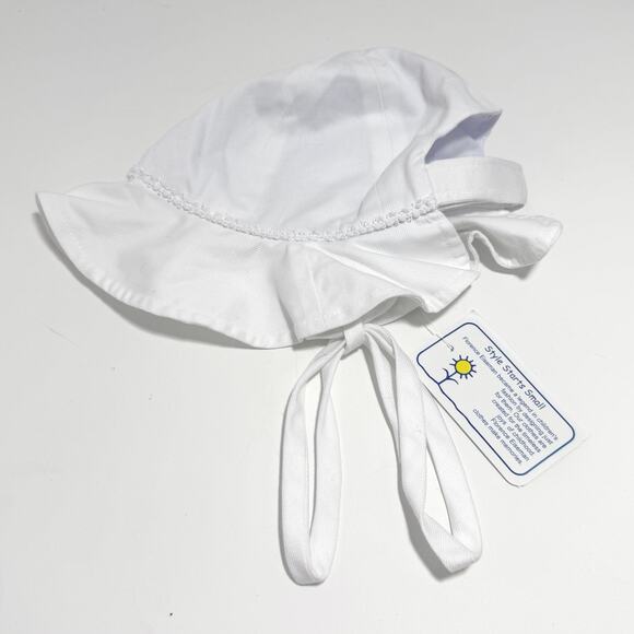 Florence Eiseman Other - Florence Eiseman Finewale Pique Hat With Bow Trim 3-9month NEW